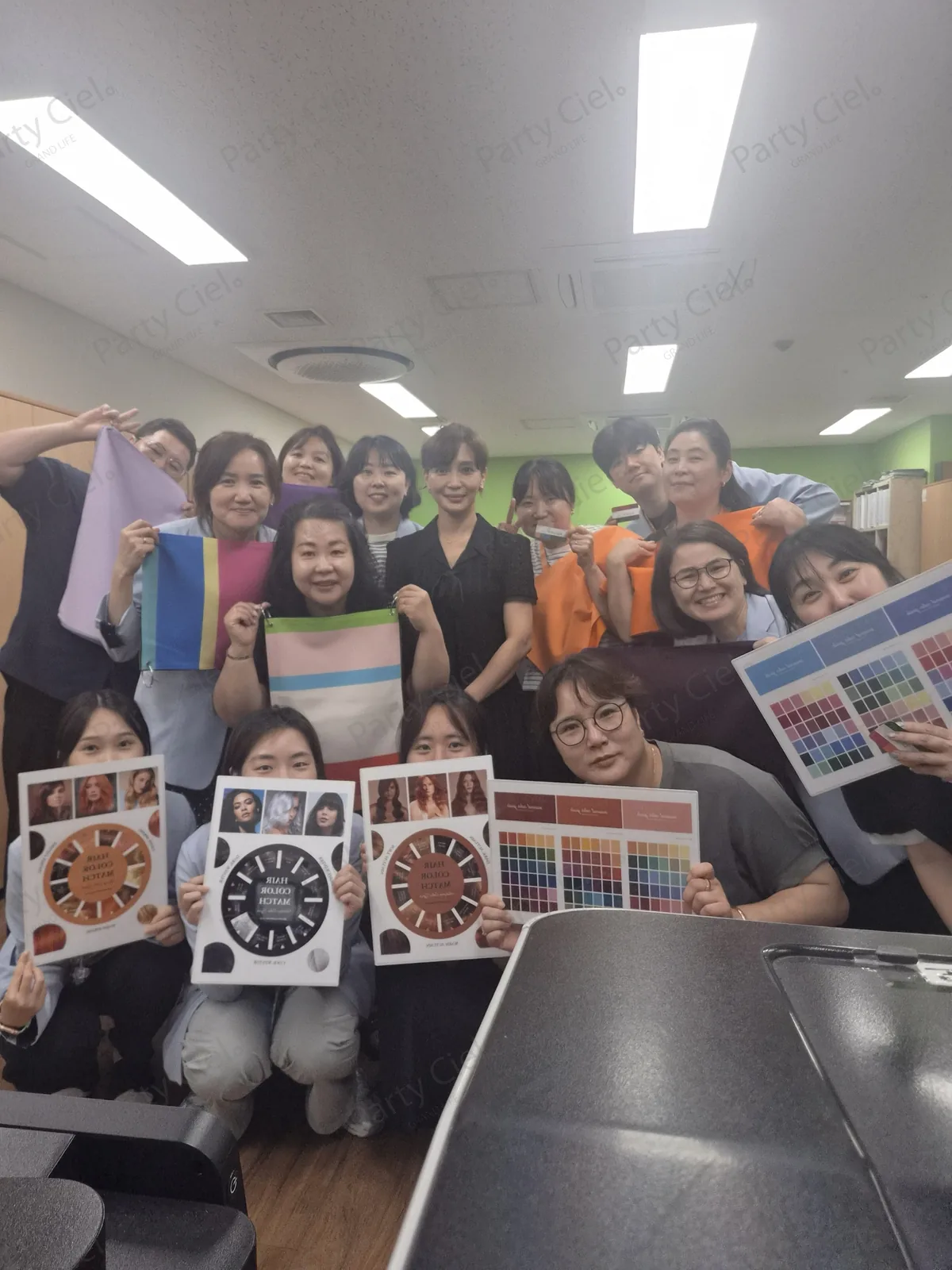 강북삼성병원 의료정보실 구성원들과 퍼스널컬러 마스터가 함께한 현장
