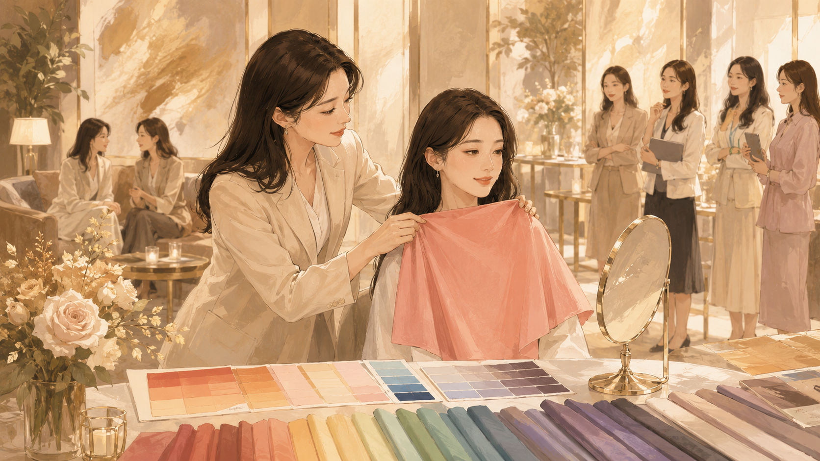 퍼스널컬러 기업행사로 직원 만족도 높이는 방법 | 파티시엘 현장