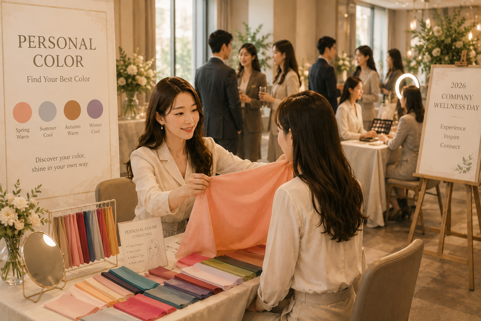 2026 퍼스널컬러 트렌드: 기업행사에서 주목받는 이유 | 파티시엘 현장