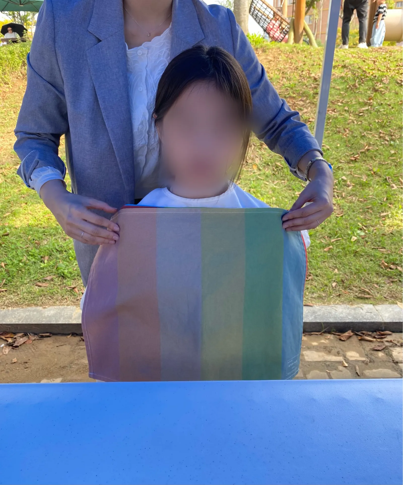 기업행사 퍼스널컬러 진단 부스 출장 현장 이미지— 부스 전경